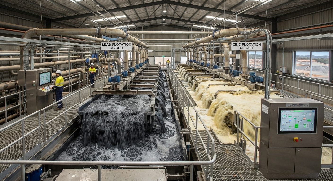 Lead-Zinc Differential Flotation Plant